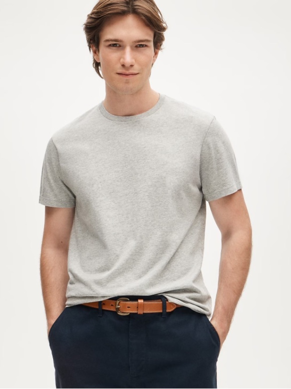 NWOT j crew heather grey Broken-in T-shirt